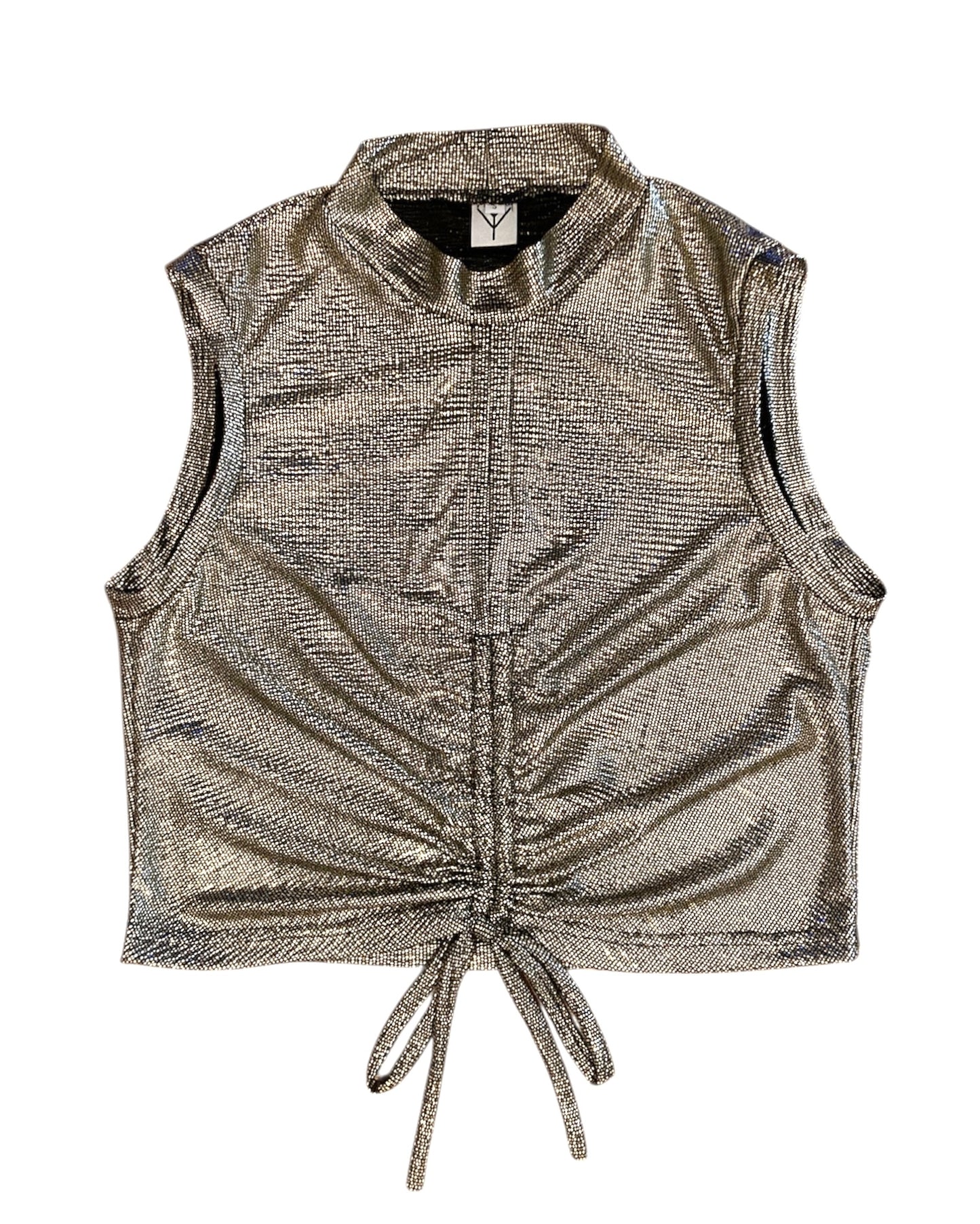 ANGIE crop top gold - Size S/M/L