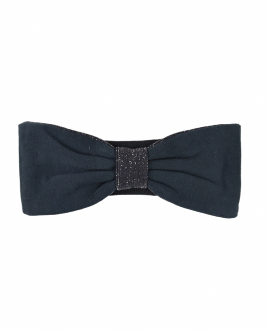 MARIA Headband & mittens set - Shiny black