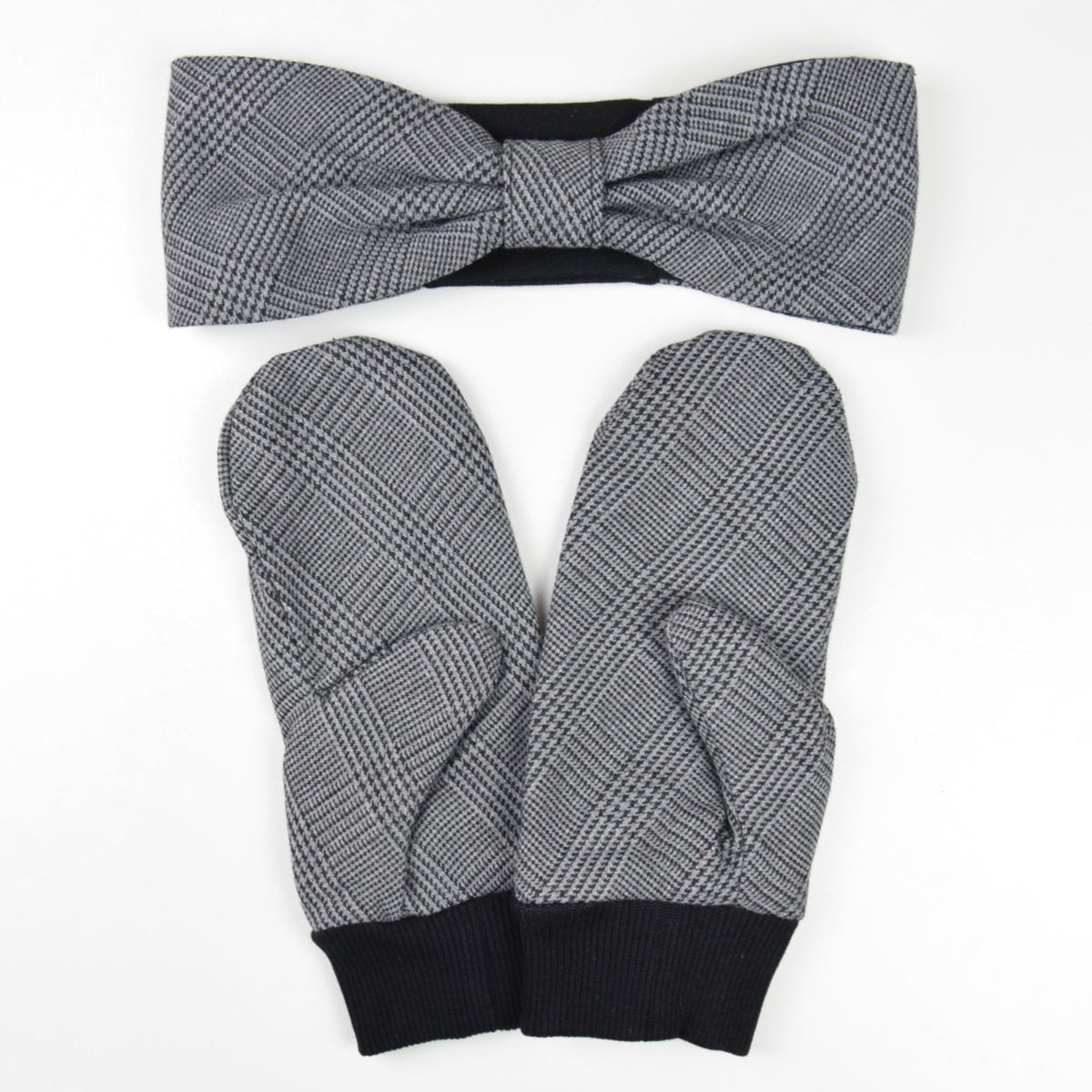 MARIA Headband & Mittens set - Grey