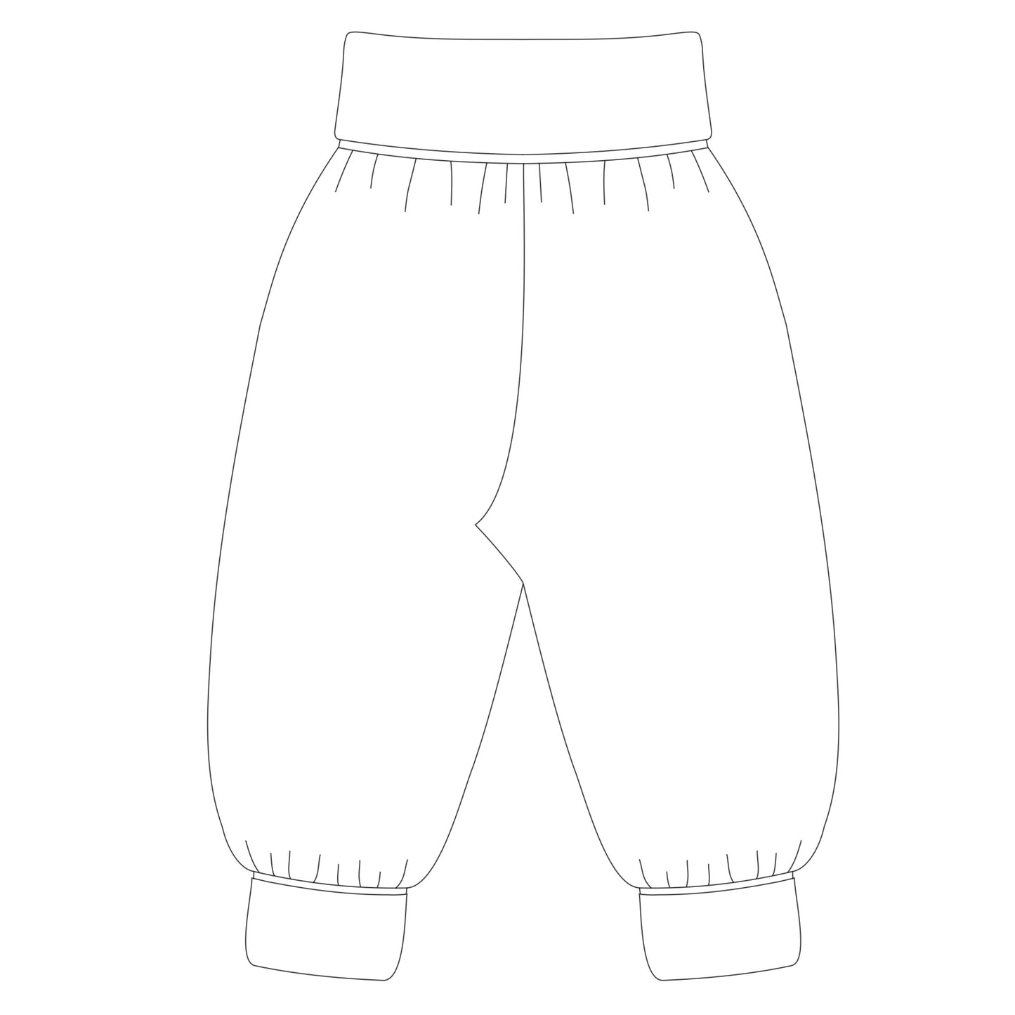 THEO Baggy trousers - Sewing pattern