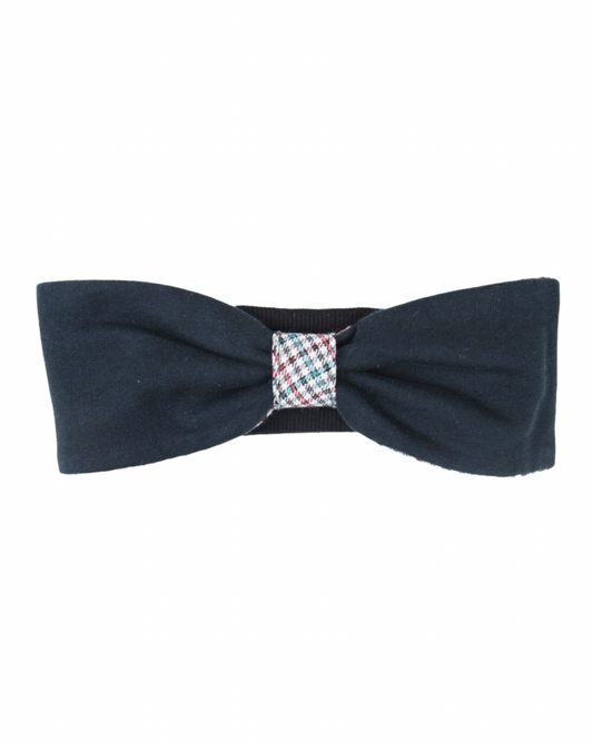 MARIA Headband & Mittens set - Grey red & blue