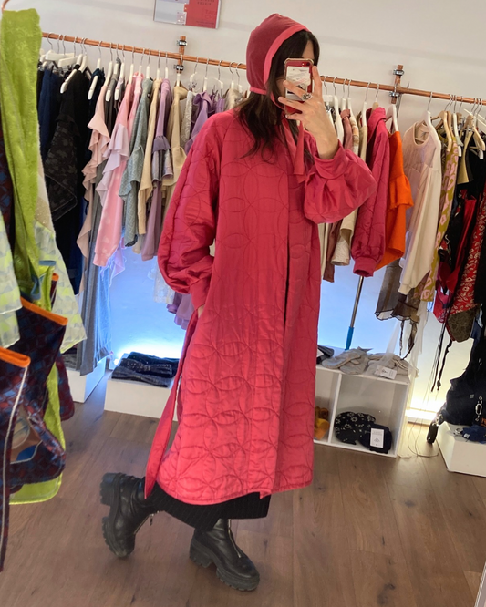 Unique pink coat